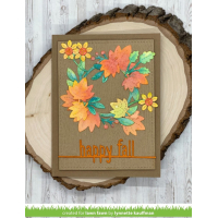 Lawn Fawn Magic Iris Fall Leaves Add-On Dies (LF2696) ( LF2696)
